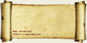 Anica Stokić vizit kartica